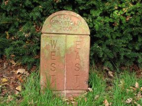 Greenwich Meridian Marker; England; West Sussex; East Grinstead